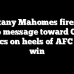Brittany Mahomes fires off sharp message toward Chiefs critics on heels of AFC title win