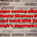 Michigan naming offensive coordinator Sherrone Moore head coach after Jim Harbaugh’s departure: report