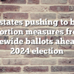 Red states pushing to block abortion measures from statewide ballots ahead of 2024 election