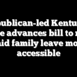 Republican-led Kentucky House advances bill to make paid family leave more accessible
