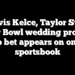 Travis Kelce, Taylor Swift Super Bowl wedding proposal prop bet appears on online sportsbook