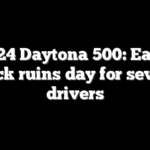 2024 Daytona 500: Early wreck ruins day for several drivers