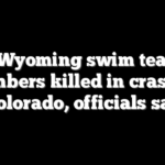 3 Wyoming swim team members killed in crash in Colorado, officials say