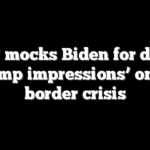 AOC mocks Biden for doing ‘Trump impressions’ on the border crisis