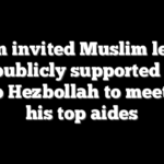Biden invited Muslim leader who publicly supported terror group Hezbollah to meet with his top aides