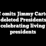 DNC omits Jimmy Carter in now deleted Presidents Day post celebrating living Dem presidents