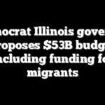 Democrat Illinois governor proposes $53B budget including funding for migrants