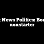 Fox News Politics: Border nonstarter