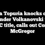 Ilia Topuria knocks out Alexander Volkanovski to win UFC title, calls out Conor McGregor