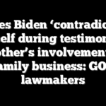 James Biden ‘contradicted’ himself during testimony on brother’s involvement in family business: GOP lawmakers