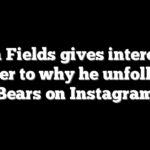 Justin Fields gives interesting answer to why he unfollowed Bears on Instagram