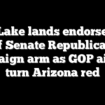 Kari Lake lands endorsement of Senate Republican campaign arm as GOP aims to turn Arizona red