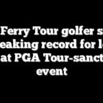 Korn Ferry Tour golfer shoots 57, breaking record for lowest score at PGA Tour-sanctioned event