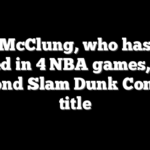 Mac McClung, who has only played in 4 NBA games, wins second Slam Dunk Contest title