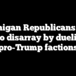 Michigan Republicans sent into disarray by dueling pro-Trump factions
