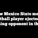 New Mexico State men’s basketball player ejected after punching opponent in the face