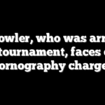 Pro bowler, who was arrested mid-tournament, faces child pornography charges