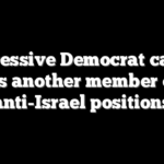 Progressive Democrat caucus loses another member over anti-Israel positions