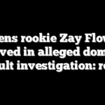 Ravens rookie Zay Flowers involved in alleged domestic assault investigation: report