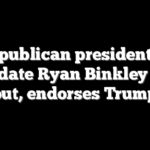 Republican presidential candidate Ryan Binkley drops out, endorses Trump