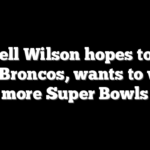 Russell Wilson hopes to stay with Broncos, wants to win 2 more Super Bowls