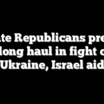Senate Republicans prepare for long haul in fight over Ukraine, Israel aid