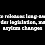 Senate releases long-awaited border legislation, major asylum changes