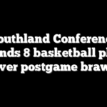 Southland Conference suspends 8 basketball players over postgame brawl