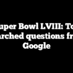 Super Bowl LVIII: Top searched questions from Google