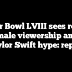 Super Bowl LVIII sees record female viewership amid Taylor Swift hype: report