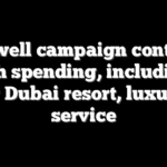 Swalwell campaign continues lavish spending, including at 5-star Dubai resort, luxury car service