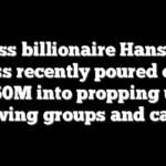 Swiss billionaire Hansjörg Wyss recently poured over $60M into propping up left-wing groups and causes