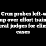 Ted Cruz probes left-wing group over effort training federal judges for climate cases