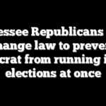 Tennessee Republicans could change law to prevent Democrat from running in two elections at once