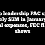 Trump leadership PAC spends nearly $3M in January on legal expenses, FEC filing shows