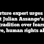 UN torture expert urges UK to halt Julian Assange’s US extradition over fears of torture, human rights abuses