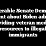 Vulnerable Senate Democrat silent about Biden admin providing veteran medical resources to illegal immigrants