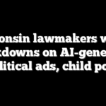 Wisconsin lawmakers weigh crackdowns on AI-generated political ads, child porn