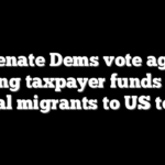 All Senate Dems vote against barring taxpayer funds to fly illegal migrants to US towns