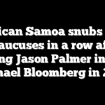 American Samoa snubs Biden 2 caucuses in a row after backing Jason Palmer in 2024, Michael Bloomberg in 2020