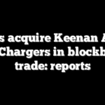 Bears acquire Keenan Allen from Chargers in blockbuster trade: reports