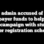 Biden admin accused of using taxpayer funds to help his own campaign with student voter registration scheme