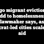 Chicago migrant evictions will add to homelessness, lawmaker says, as Democrat-led cities scale back aid