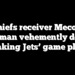 Chiefs receiver Mecole Hardman vehemently denies leaking Jets’ game plan