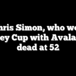 Chris Simon, who won Stanley Cup with Avalanche, dead at 52