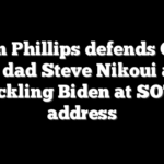 Dean Phillips defends Gold Star dad Steve Nikoui after heckling Biden at SOTU address