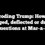 Decoding Trump: How he engaged, deflected or ducked my questions at Mar-a-Lago