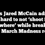 Duke’s Jared McCain admits it was hard to not ‘shoot from anywhere’ while breaking Duke March Madness record