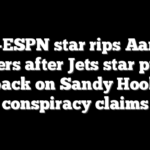 Ex-ESPN star rips Aaron Rodgers after Jets star pushes back on Sandy Hook conspiracy claims