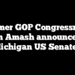Former GOP Congressman Justin Amash announces bid for Michigan US Senate seat